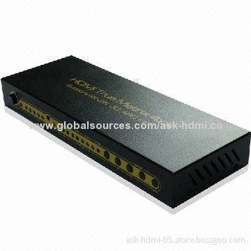 4X2 HDMI Matrix Switch with Booster, 4K Ultra HD